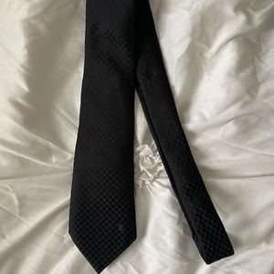 Black Louis Vuitton Mens Tie